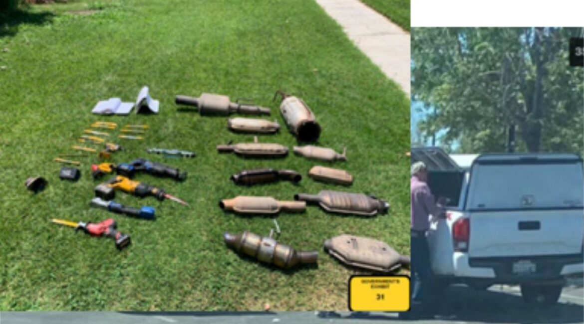 George Thomas, 72, was sentenced to 10 years on Thursday, Sept. 19, 2025, for running a multi-million-dollar catalytic converter theft ring in the Fresno area. (DOJ)