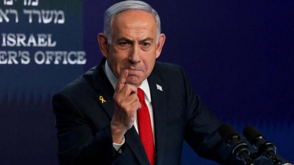 Israeli Prime Minister Benjamin Netanyahu speaks during a press conference, in Jerusalem, May 21, 2025. (Reuters File)