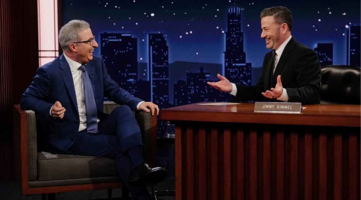 Jimmy Kimmel on a recent episode of "Jimmy Kimmel Live!" (USA Today Network via Reuters)