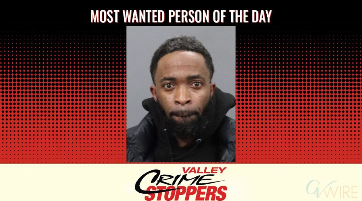 Jonathon Redell Basey is Valley Crime Stoppers' Most Wanted Person of the Day for Sept. 29, 2025. (Valley Crimes Stoppers)