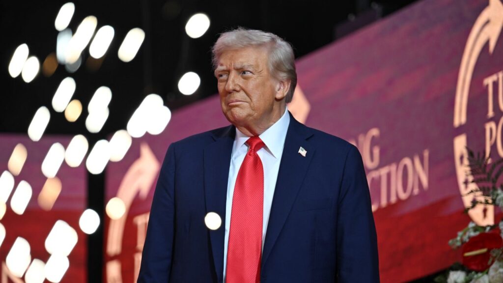 President Trump at Charlie Kirk Funeral