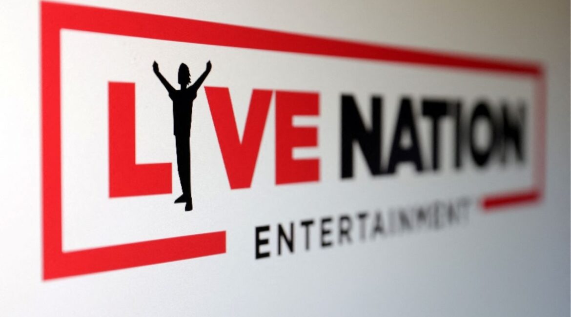 Live Nation Entertainment logo is seen in this illustration taken May 23, 2024. (Reuters File)