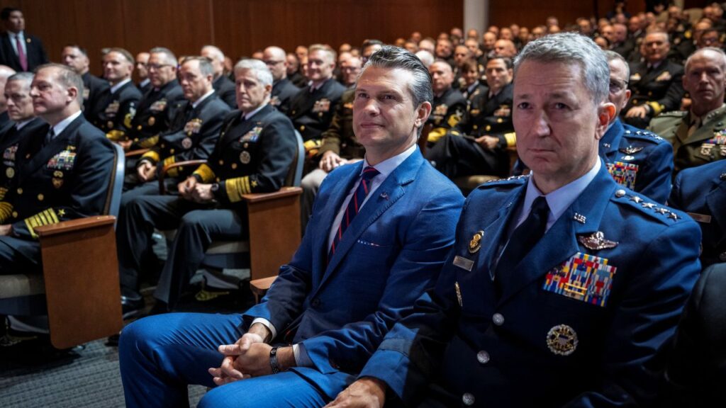 Hegseth Talks to Military Brass Sept. 30. 2025