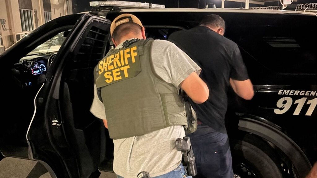 Madera County authorities arrested parolee Jose Gonzales Maciel in East Palo Alto on Tuesday, Sept. 23, 2025, after he allegedly shot at a woman during a domestic violence incident in Chowchilla. (Madera County SO)