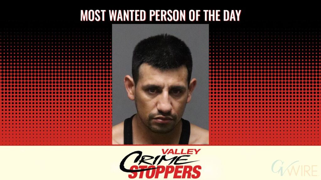 Matthew Rene Gonzalez is Valley Crime Stoppers' Most Wanted Person of the Day for Sept. 12, 2025. (Valley Crimes Stoppers)