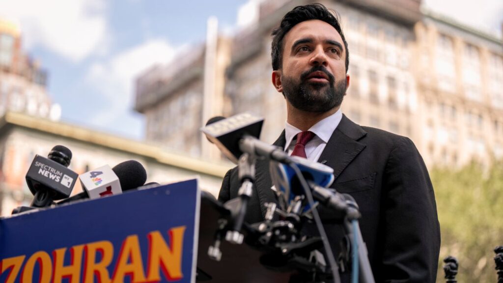 Zohran Mamdani, the Democratic mayoral nominee for New York City