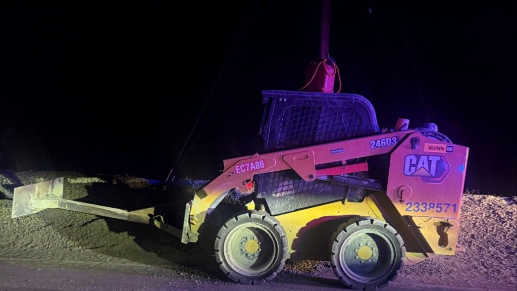 On Monday, Sept. 1, 2025, Madera County authorities arrested 54-year-old Martin Rushing for attempting to steal a skid steer. (Madera County SO)