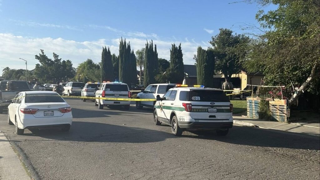 On Monday, Sept. 8, 2025, a man in his 50s was critically injured in a stabbing at a San Joaquin home, and Fresno County sheriff’s deputies are searching for a family member suspected in the attack. (Fresno County SO)
