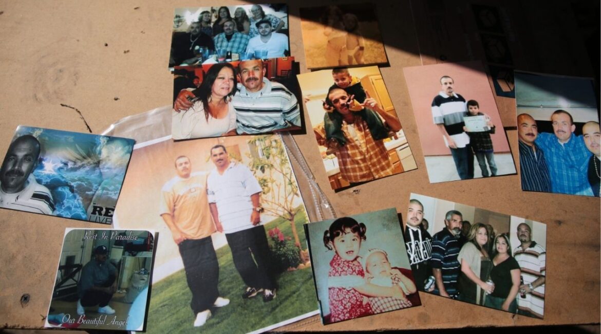 Photos of Luis Morin, seen at his father's home in 2021. (USA Today Network via Reuters)