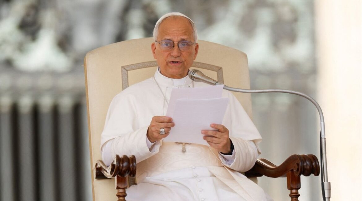 Pope Leo XIV holds a general audience in St. Peter's Square at the Vatican, September 17, 2025. (Reuters/Remo Casilli)