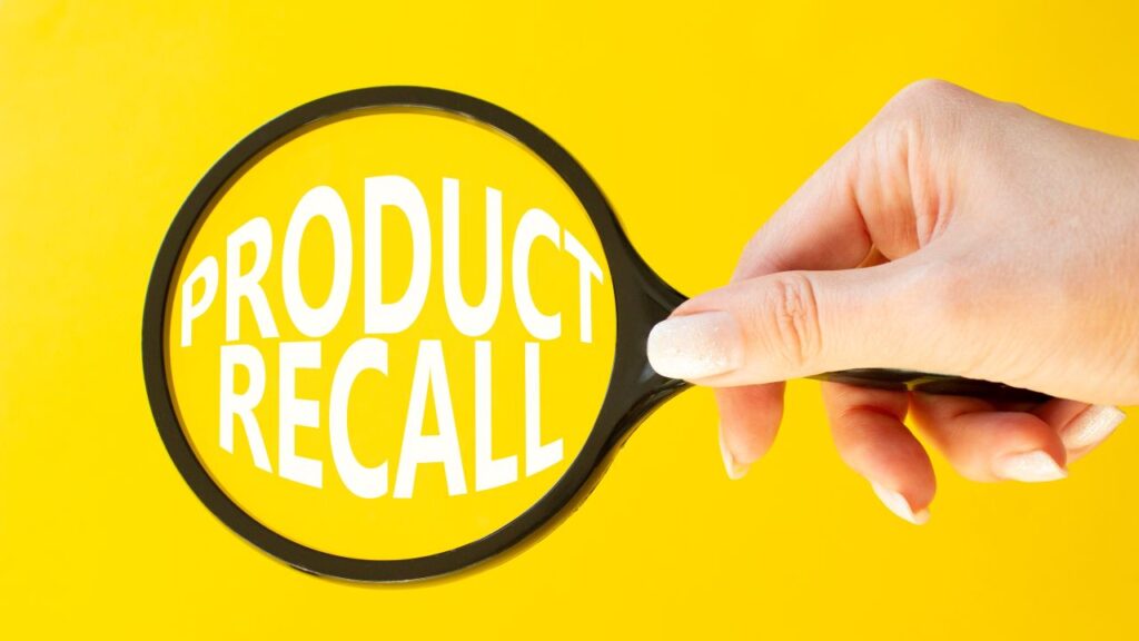 Product Recall Warning