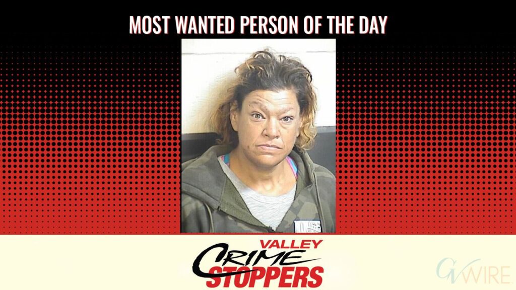 Rachel Marie Meehan is Valley Crime Stoppers' Most Wanted Person of the Day for Sept. 17, 2025. (Valley Crimes Stoppers)