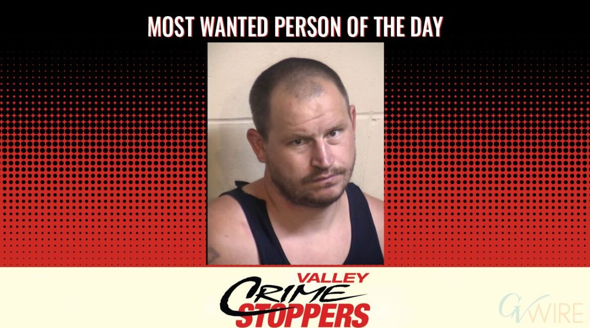 Sean Michael Kucera is Valley Crime Stoppers' Most Wanted Person of the Day for Sept. 23, 2025. (Valley Crimes Stoppers)