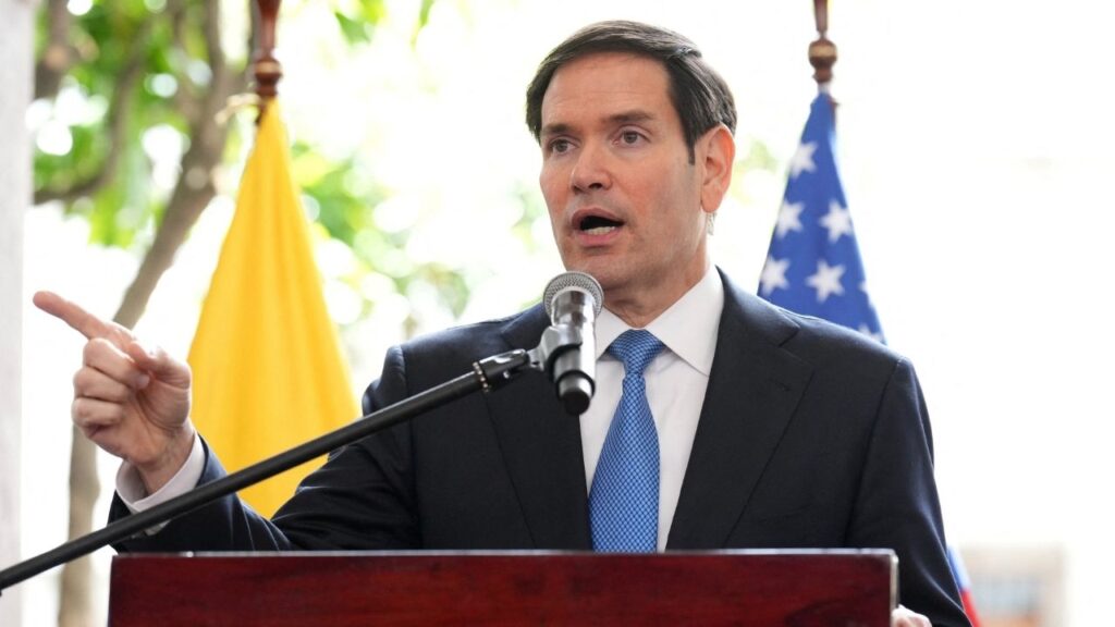 Secretary of State Marco Rubio speaks during a joint news conference with Ecuador’s Foreign Minister Gabriela Sommerfeld at the Palacio de Carondelet, in Quito, Ecuador, Thursday, Sep. 4, 2025. (Reuters File)