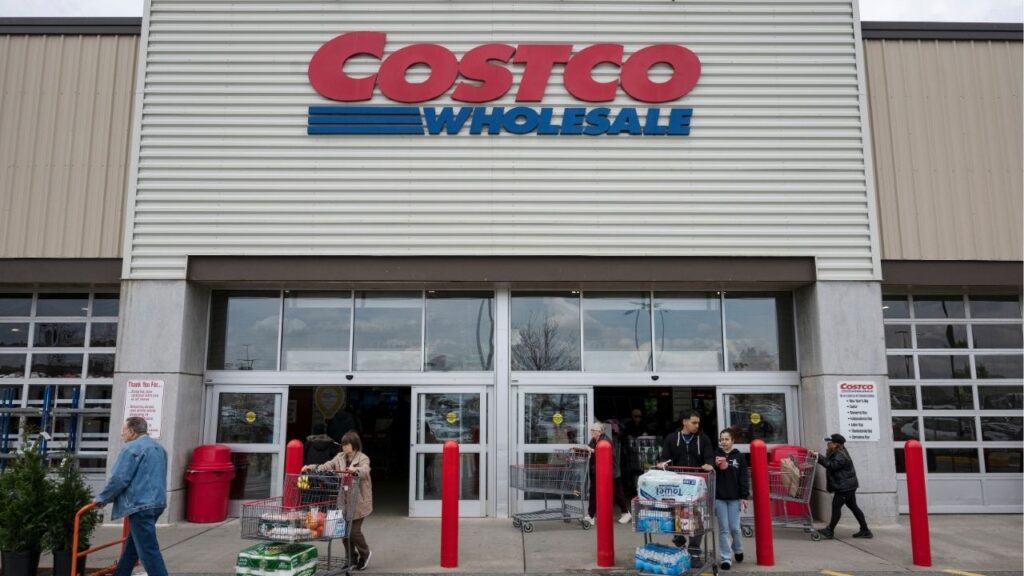 Shoppers come and go at a Costco in Teterboro, N.J., April 10, 2025. Iranian diplomats and officials visiting the United States will no longer be permitted to shop at Costco or other wholesale retailers, or “acquire luxury goods” without approval from the State Department, according to new restrictions announced by the Trump administration. (Karsten Moran/The New York Times)