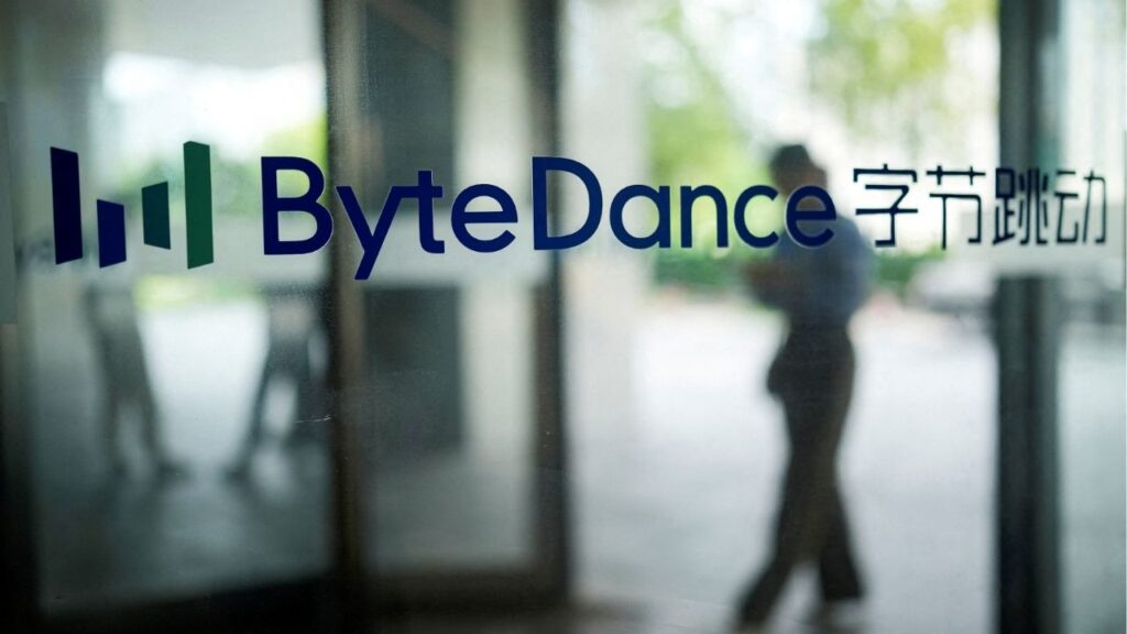 The ByteDance logo is seen at the company's office building in Shanghai, China July 4, 2023. (Rueters File)