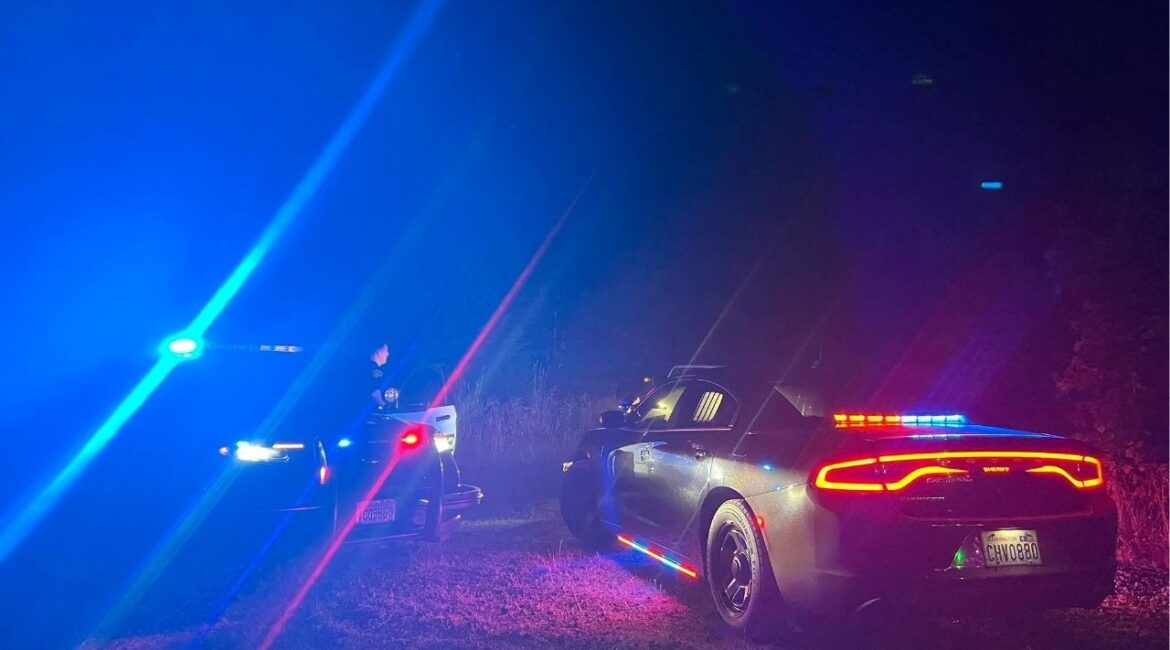 The Thurston County Sheriff's Office said it responded to the scene of a helicopter crash near Summit Lake on Sept. 17. (USA Today Network via Reuters)