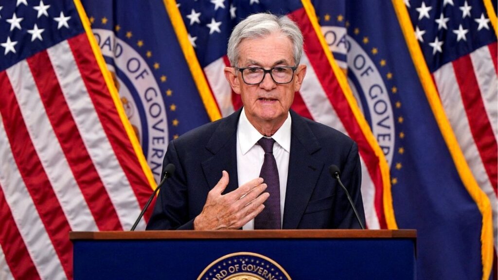 U.S. Federal Reserve Chair Jerome Powell speaks during a press conference, following the issuance of the Federal Open Market Committee's statement on interest rate policy, in Washington, D.C., U.S., September 17, 2025. (Reuters/Elizabeth Frantz)