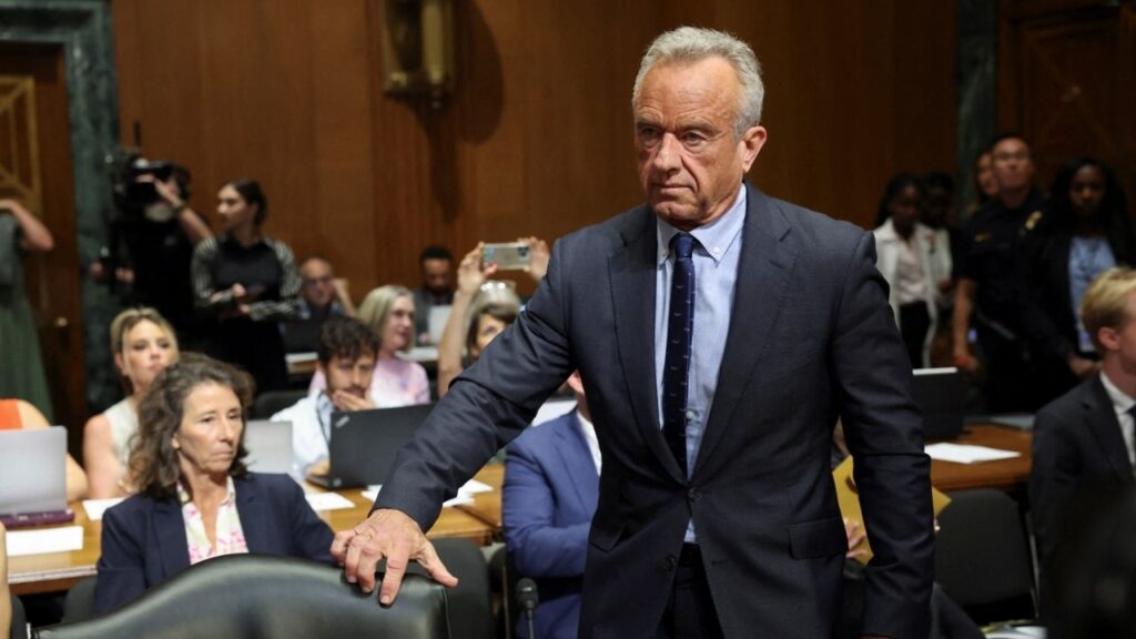 U.S. Health and Human Services Secretary Robert F. Kennedy Jr., attends to testify before a Senate Finance Committee hearing on President Donald Trump's 2026 health care agenda, on Capitol Hill in Washington, D.C., U.S., September 4, 2025. (Reuters/Jonathan Ernst)
