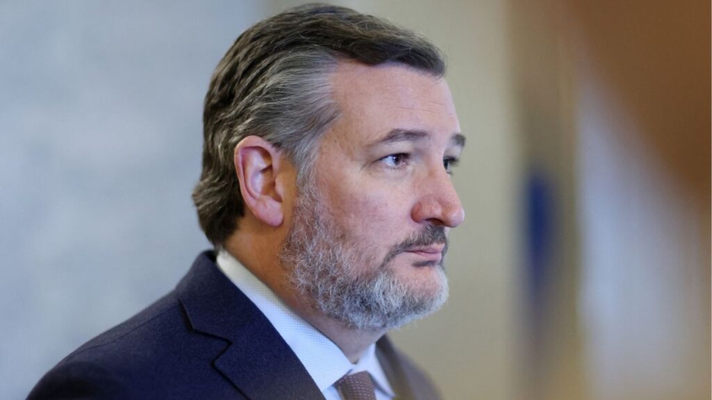 U.S. Senator Ted Cruz (R-TX) leaves the Senate floor after showing up to take part in consideration and a vote on a bill to repeal the Authorization for Use of Military Force against Iraq, on Capitol Hill in Washington, U.S., March 21, 2023. (Reuters File)
