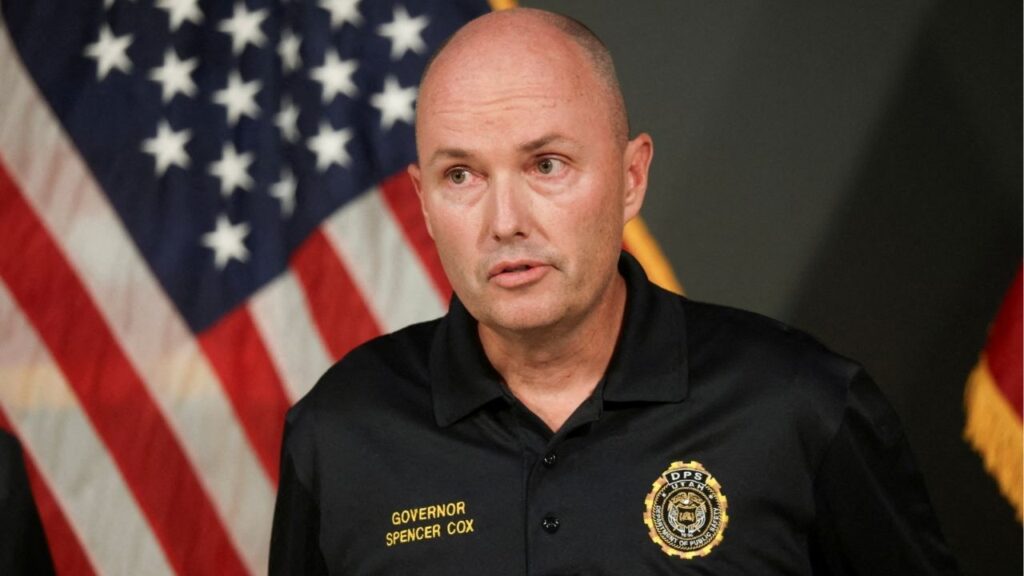 Utah Governor Spencer Cox speaks at a press conference after U.S. right-wing activist, commentator, Charlie Kirk, an ally of U.S. President Donald Trump, was fatally shot during an event at Utah Valley University, in Orem, Utah, U.S. September 10, 2025. (Reuters File)