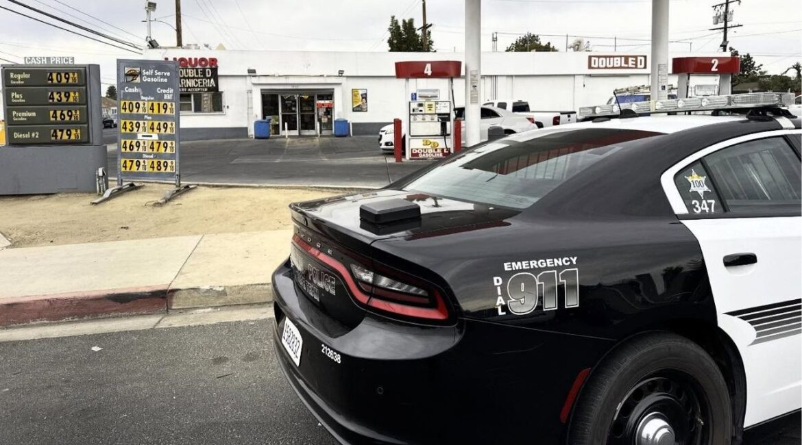 Visalia police are investigating a Thursday, Sept. 18, 2025, morning stabbing at a Houston Avenue mini mart that left a woman with non-life-threatening injuries, while the suspect was quickly detained. (Visalia PD)