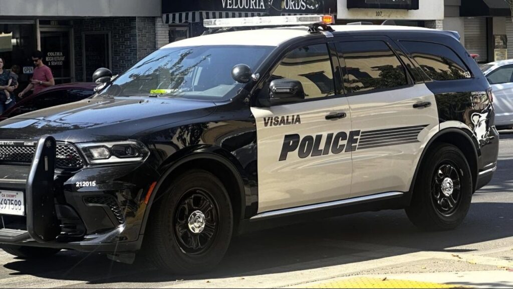 Visalia police detained six people Thursday, Sept. 4, 2025, morning after a school altercation near Crescent Valley Charter School involving a replica firearm, with no shots fired and the school remaining safe. (Visalia PD)