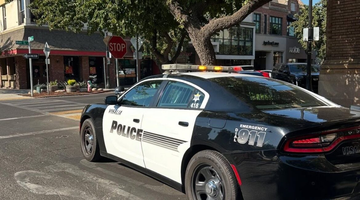 Visalia police responded Thursday, Sept. 4, 2025, morning after a report of a person with a gun near Crestwood Valley Charter School, but no shots were fired and the school remained safe. (Visalia PD)