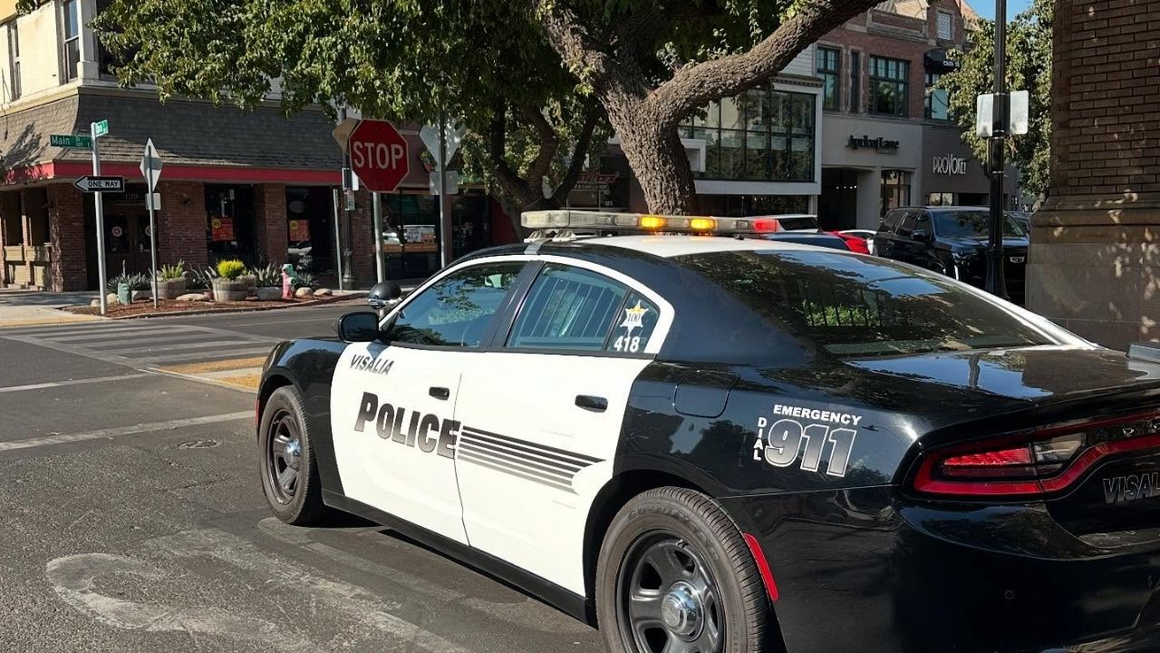 Visalia police responded Thursday, Sept. 4, 2025, morning after a report of a person with a gun near Crestwood Valley Charter School, but no shots were fired and the school remained safe. (Visalia PD)