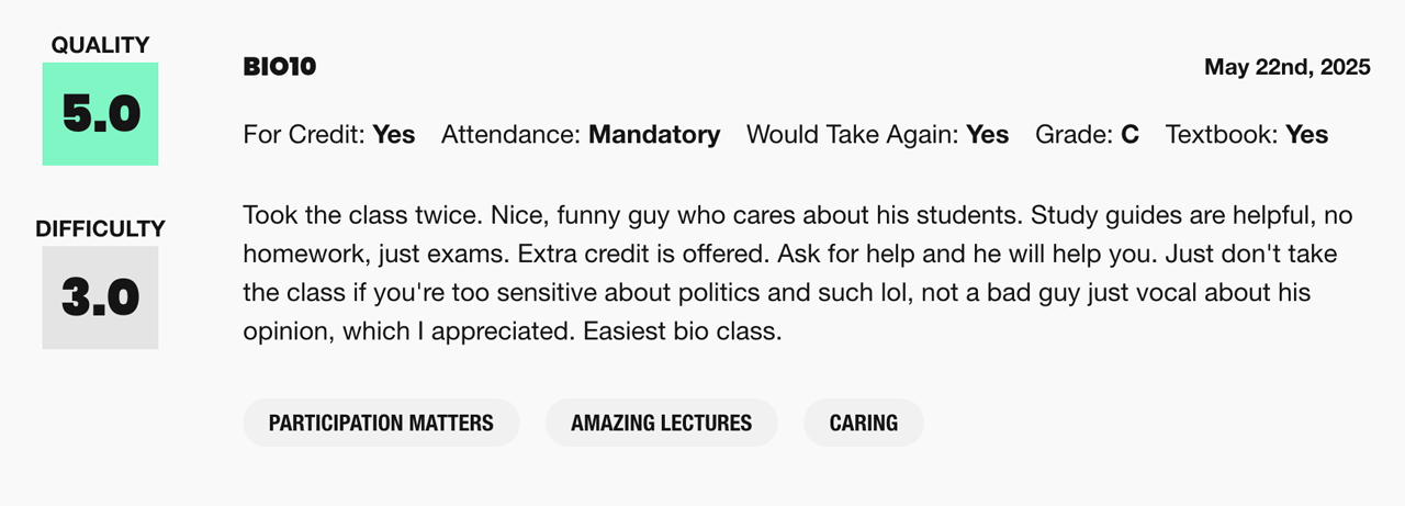 took the class twice