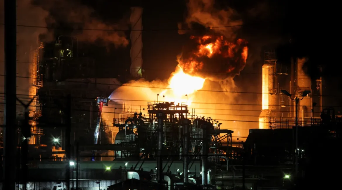 El Segundo Chevron Refinery Fire