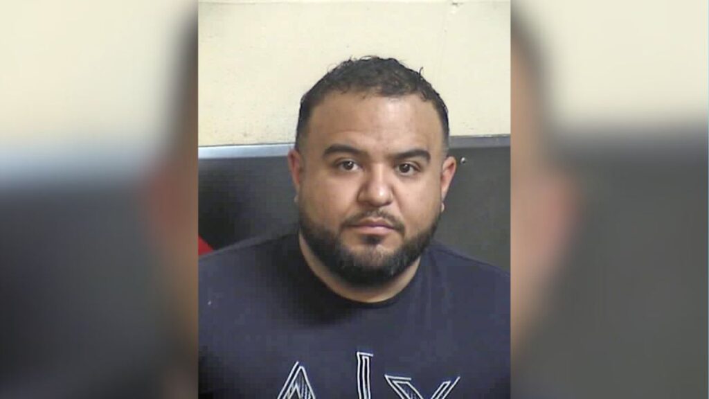 A former Fresno police detective, Rey Medeles, 37, was arrested Thursday, Oct. 9, 2025, for allegedly embezzling over $60,000 from the department’s evidence room, prompting an FBI-led investigation and his termination following an internal review. (Fresno County SO)