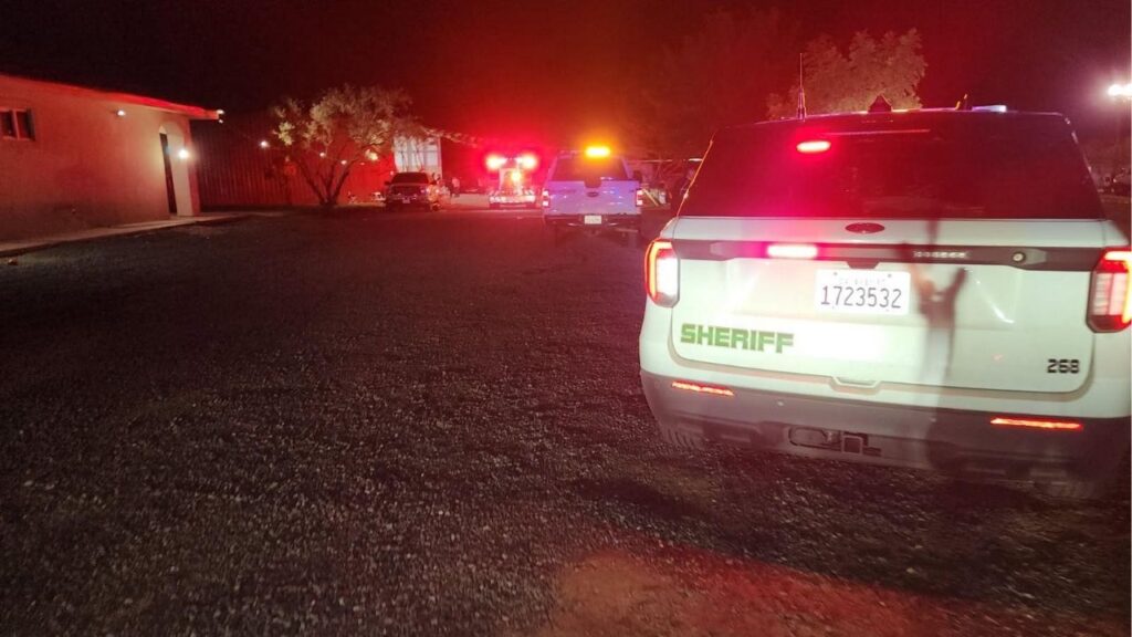 A man was airlifted to a hospital after being stabbed during an argument at a party Saturday, Oct. 4, 2025, night in Terra Bella, authorities said. (Tulare County SO)