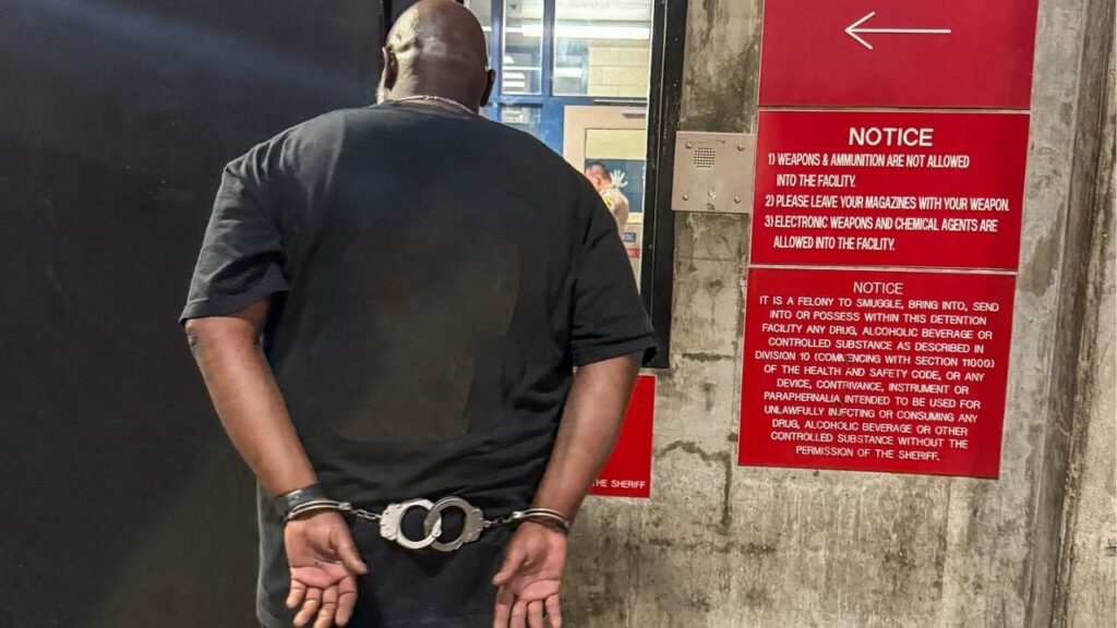 A man was arrested during a routine traffic stop for outstanding warrants and a loaded, concealed, and unregistered firearm, CHP said Monday, Oct. 6, 2025. (CHP)