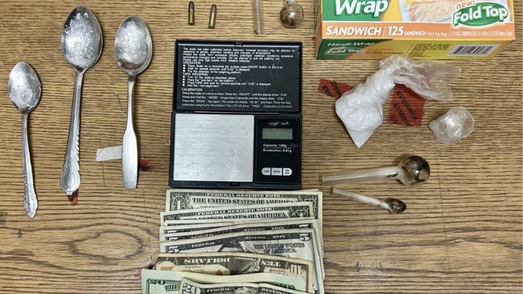 A photo of drugs and money taken in a Kern County Sheriff's Office investigation. (Kern County SO)