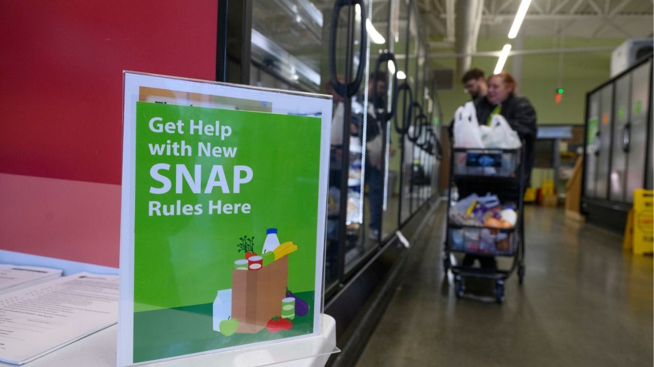 A table with information at the Greater Pittsburgh Community Food Bank in Duquesne, Pa., Oct. 23, 2025. Two Trump administration officials in charge of food aid are leaving their posts amid the government shutdown as the program that funds food stamps is set to lapse. (Jeff Swensen/The New York Times)