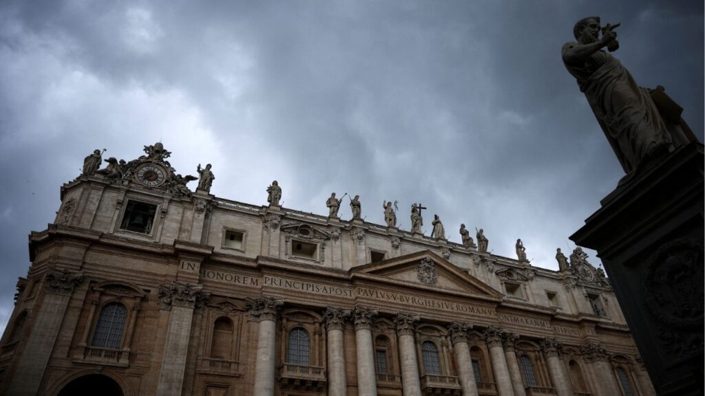 A view of the statue of Saint Peter and St. Peter's Basilica on the day of a weekly general audience, at the Vatican, September 24, 2025. (Reuters File)