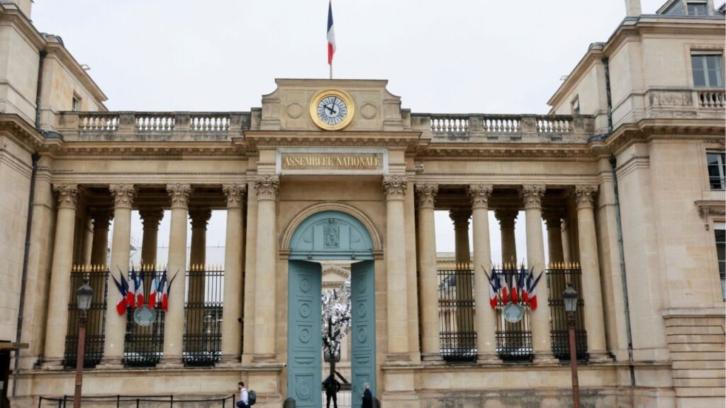 A view shows the National Assembly in Paris, France, October 6, 2025. (Reuters/Stephanie Lecocq)