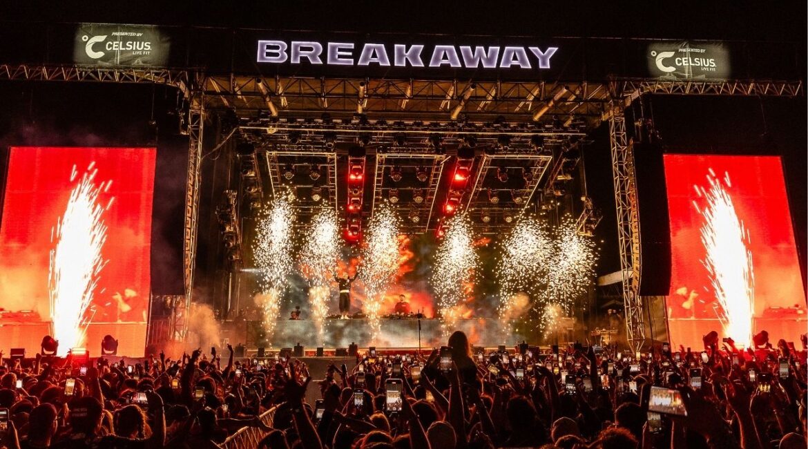 Breakaway Music Festival announced its 2026 tour schedule Wednesday, Oct. 22, 2025, adding new stops in Houston and Salt Lake City among 14 nationwide dates running from April through November. (Breakaway Music Festival/Kursza)