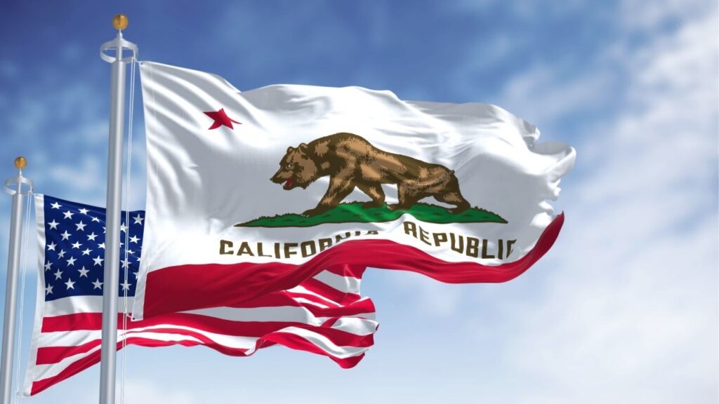 California flag Shutterstock 2144040611