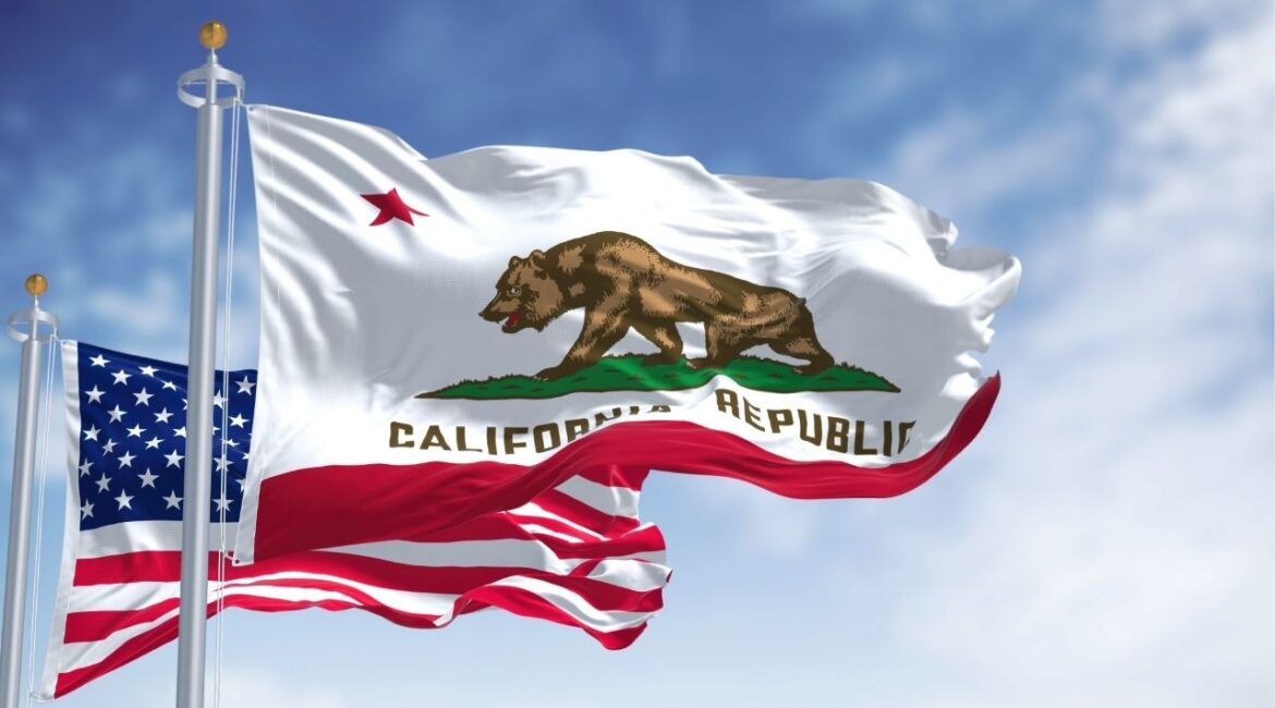 California flag Shutterstock 2144040611
