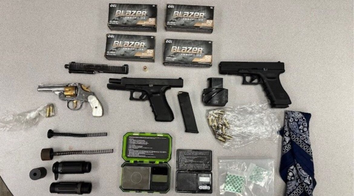 Chowchilla police arrested four suspects, including a juvenile, after a gang-related drive-by shooting left a man wounded in the face on Saturday, Oct. 25, 2025. (Chowchilla PD)