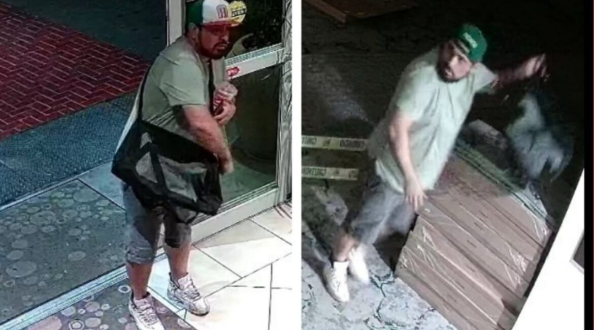 Clovis police are seeking help identifying a suspect who stole a $1,000 construction saw from the Hilton Garden Inn on Sunday, Oct. 19, 2025. (Clovis PD)