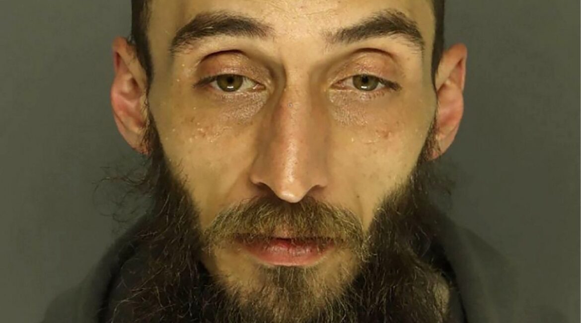 Cody Balmer appears in a booking photograph after his arrest on suspicion of an attack on Pennsylvania Governor Shapiro's official residence, in Harrisburg, Pennsylvania, U.S. April 14, 2025. Dauphin County District Attorney/Handout via REUTERS.