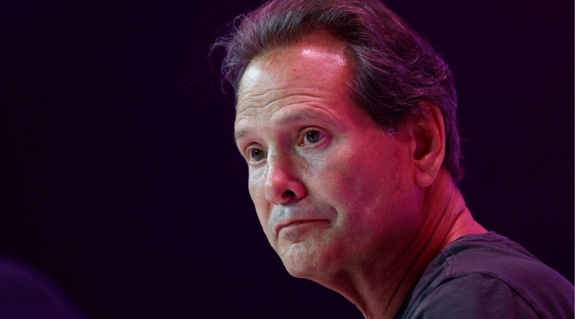 Dan Schulman, President and CEO of PayPal, attends the Viva Technology conference dedicated to innovation and startups at Porte de Versailles exhibition center in Paris, France, June 14, 2023. (Reuters/Gonzalo Fuentes)