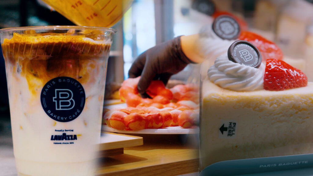 An iced caramel macchiato, strawberry-glazed pastries and fresh cakes are featured at Paris Baguette’s new El Paseo location in northwest Fresno. The bakery café chain is expanding across the Central Valley with plans for additional stores in Clovis, Visalia and Modesto. (Eric Martinez/GV Wire)