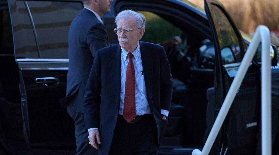 Former White House national security adviser John Bolton arrives at U.S. District Court for the District of Maryland, in Greenbelt, Maryland, U.S., October 17, 2025. (Reuters/Leah Millis)