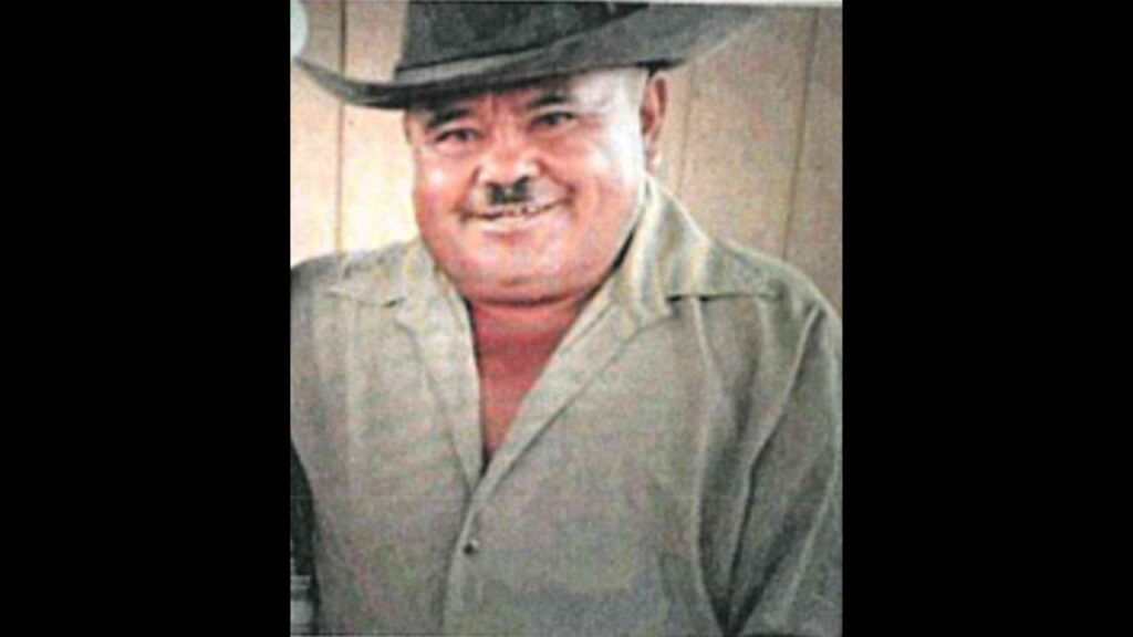 Fresno County deputies are searching for Salvador Rizo Pacheco (pictured), 53, after a Kerman wedding turned deadly, leaving 63-year-old Martin Tovar Zalazar dead. (Fresno County SO)