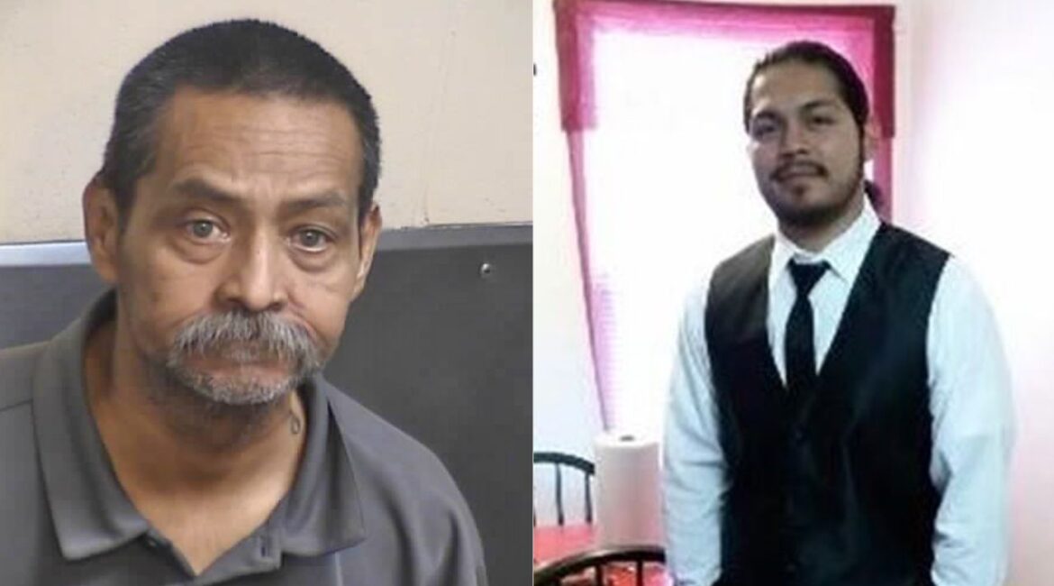 Basilio Rodriguez Jr. (left), 59, of Fresno, was arrested in connection with the 2016 Orange Cove homicide of Angel Esquibel. (Fresno County SO)