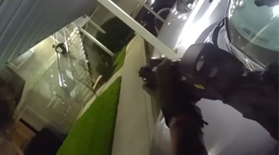 Fresno police fatally shot a man armed with knives after he barricaded himself in an apartment and charged officers, following a domestic violence call on Aug. 23, 2025. (Fresno PD)